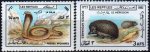 Afghanistan 1982 Stamps Snake & Hedhehog MNH