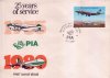 Pakistan Fdc 1980 25th Anniversary PIA Boeing Aviation