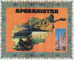 Afghanistan Postcard Map Of Afghanistan