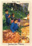 Pakistan Beautiful Postcard Children Selling Apricot Hunza