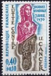 France 1970 Stamps Fight Against Cancer MNH
