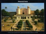 Pakistan Beautiful Postcard Alamgiri Gate & Hazuri Bagh Lahore