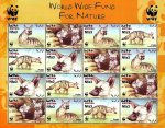WWF Eritrea 2001 Stamps Aardwolf