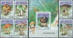 Afghanistan 1996 S/Sheet & Stamps Mushrooms