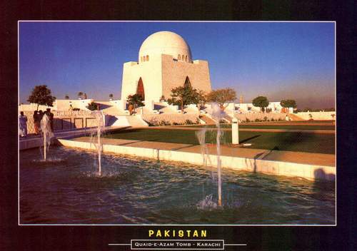 Pakistan Beautiful Postcard Tomb Of Quaid e Azam Karachi