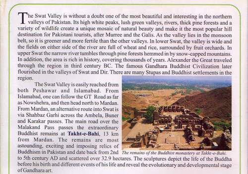 Pakistan Very Beautiful Booklet Swat Under Fire Taliban - Click Image to Close