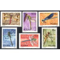 Poland 1988 Stamps Dragonflys MNH