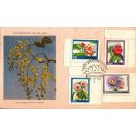 India 1977 Fdc Flower Series