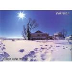 Pakistan Beautiful Postcard Federal Lodge Murree