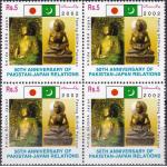 Pakistan Stamps 2002 Pakistan Japan Relations Buddha