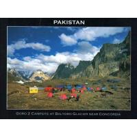 Pakistan Beautiful Postcard Campsite At Baltoro Glacier