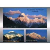 Pakistan Beautiful Postcard Karakoram Range