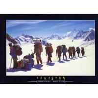 Pakistan Beautiful Postcard Trekking In Hisper Track
