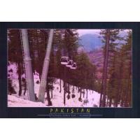 Pakistan Beautiful Postcard Patriata Chairlift Murree