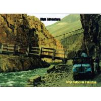 Pakistan Beautiful Postcard Safari Jeep In Mountain Valleys