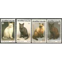 Thailand 1995 Stamps Domestic Cats MNH