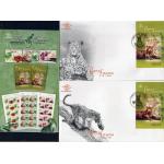 Indonesia 2002 Fdc Clouded Leopard MS On FDC Limited Issue