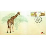South Africa 1998 Fdc Giraffe & Hyenas
