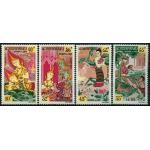 Laos 1964 Stamps Pravet Sandonne,Bouddha