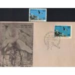 India Fdc 1974 & Stamps Birds Santuary Bharatpur