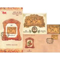 India Fdc 2006 S/Sheet & Stamp Sandalwood Perfumed Stamps