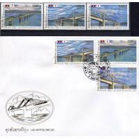 Laos 2000 Fdc & Stamps Lao Nippon Bridge