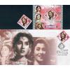 India Fdc 2008 S/Sheet & Stamp Madhubala The Beautiful