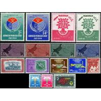 Pakistan Stamps 1960 Year Pack Scout Medical Refugees