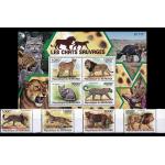 Burundi 2011 S/Sheet & Stamps Wild Cats