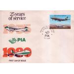 Pakistan Fdc 1980 25th Anniversary PIA Boeing Aviation