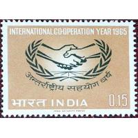 India 1965 Stamp International Co-operation Year MNH