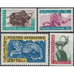Afghanistan 1964 Stamps Snow Leopard Etc MNH