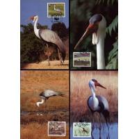 WWF Malawi 1987 Maxi Cards Cranes