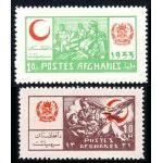 Afghanistan 1953 Stamps Red Cross Red Half Moon MNH