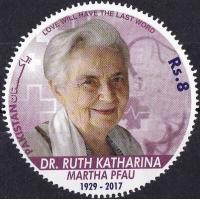 Pakistan Stamps 2017 Dr Ruth Katharina Martha Leprosy MNH