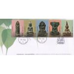 Thailand 2005 FDC Phra Yot Khunphon 5 Buddha Imageps Embossed