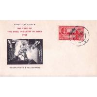 India 1954 Postal Stationey Envelope Unused ..