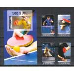 Niger 2016 S/Sheets Table Tennis MNH