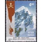 India 2001 Stamps Indian Army Everest Expedition