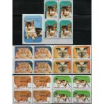 Laos 1995 S/Sheet & Stamps Domestic Cats MNH