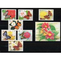 Cambodia 1991 S/Sheet Stamps Butterflies Insects MNH
