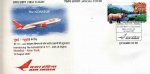 India Fdc First Flight Cover Mumbai To New York B 777