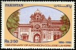 Pakistan Stamps 1986 Aitchison College Lahore