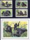 WWF Rwanda 1985 S/Sheet & Stamps Mountain Gorillas MNH