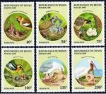 Benin 1995 Stamps Birds Feeding The Young MNH