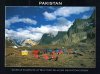 Pakistan Beautiful Postcard Campsite At Baltoro Glacier