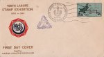 Pakistan Fdc 1961 Lahore Stamps Exhibition Map