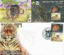 WWF Bhutan 2010 WWF Year Of Tiger Fdc + 2 S/Sheets Complete Set