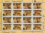 WWF Tajikistan 2009 Stamps Bukhara Deer