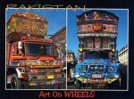 Pakistan Beautiful Postcard Art On Truck ..........